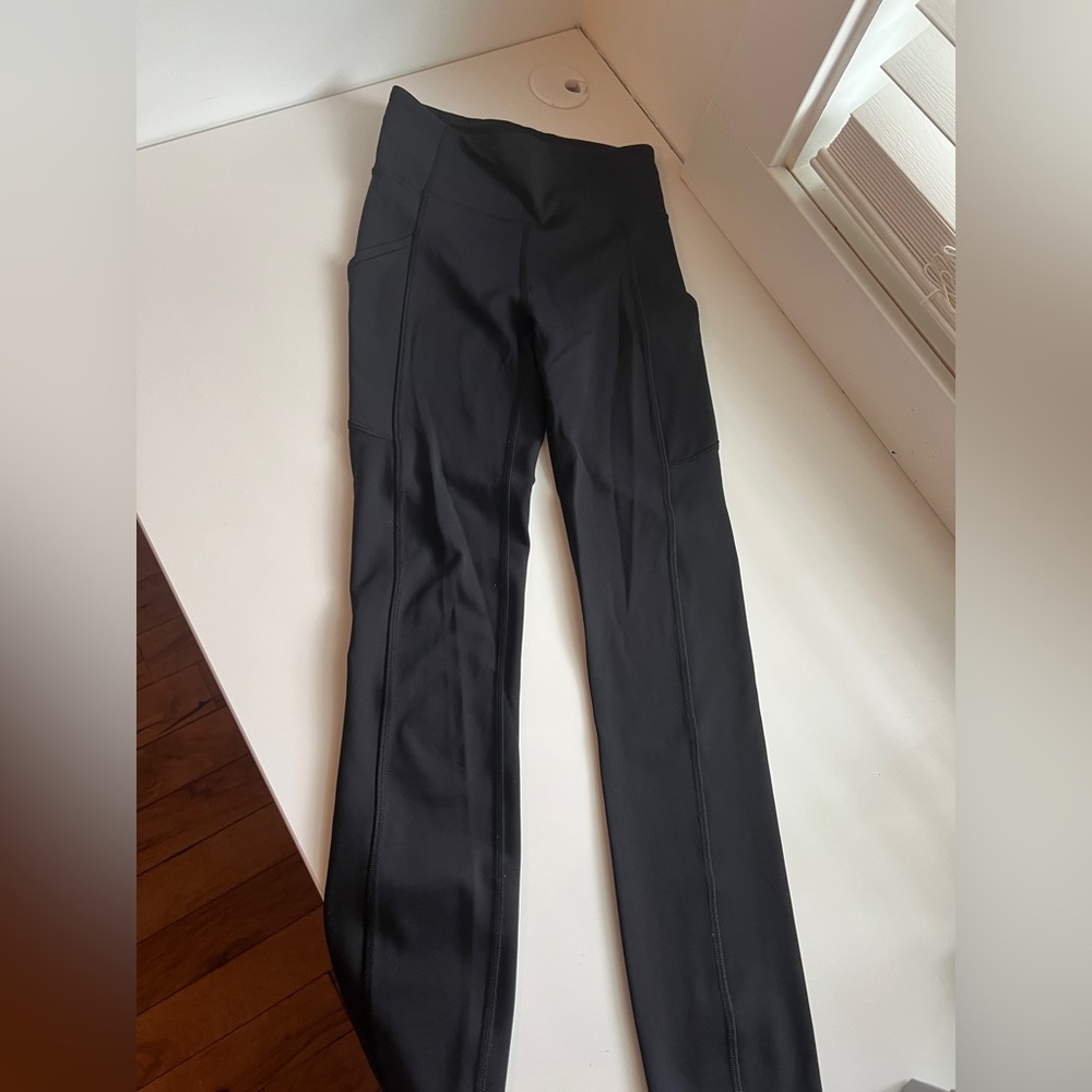 Lululemon High Rise Leggings With Pockets